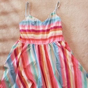 Never Worn rainbow mini dress